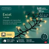 Lumineo Excel Twinkel 648 LED Champagne Goud goud Kunststof Kerstboomverlichting