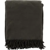 Hoii ANNABELLA | plaid 150x200 cm | Raven | zwart |