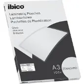 Ibico Basics A3 Lamineerhoezen, Glanzend - Standaard - 100 Stuks - Glashelder