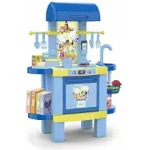 Chicos 2 In 1 Bluey Kitchen Educational Toy 57x18x8.15 Cm Blauw Kinderen