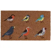 Esschert Design Deurmat Kokos Vogels L Bruin bruin Kokosvezel