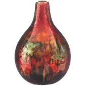 Ideas 4 Seasons Dazzle vaas Ø12xH18cm ruby rood rood Aardewerk Vaas