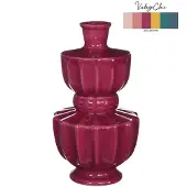 Ideas 4 Seasons Vaas Bellagio Kers Ø11xH20cm Roze roze Keramiek Vaas
