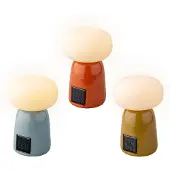 Lumineo Solar Tafellamp Polyresin 12.5x19cm Verschillende verschillende Polyresin