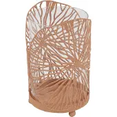 Countryfield Waxinelichthouder Terra 15c Beige beige Metaal