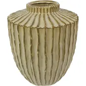 Countryfield Vaas Duuk S crème Ø23x26cm crème Keramiek Vaas