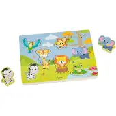Viga Sound Puzzle Match exotische dieren - UNI