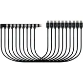Kensington USB-C Oplaadkabel K32302WW 31,5 cm 10 Stuks Zwart