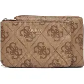 GUESS sieradendoos Jewelry Organizer & Passport Pouch Latte Logo / Brown Lichtbruin