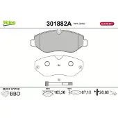 Valeo 301882A Remblokken