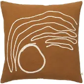 Ferm Living Jot Kussenhoes Natural Aged Gold