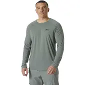 Helly Hansen Trail T-shirt Met Lange Mouwen Grijs 2XL Man