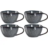 Leonardo Koffiekop Matera Grijs 290ml (4-Delig)