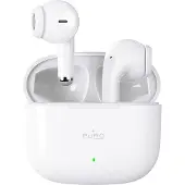Puro , Echte draadloze speel-oortelefoons met microfoon, Wit