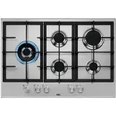 AEG HGB75520SM Roestvrijstaal Ingebouwd 75 cm Gaskookplaat 5 zone(s)