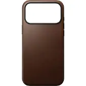 Nomad Modern Leather Case met MagSafe voor de Apple iPhone 17 Pro Max - Bruin