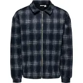Only & Sons Overhemd 'ONSHENDON' nachtblauw / grijs / wit