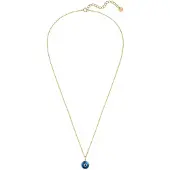 Glanzstücke Ketting blauw / goudgeel