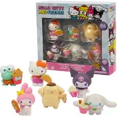 Hello Kitty Beeldjes Doos van 6 Karakters van 5 cm Willekeurig Model