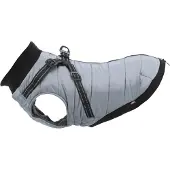 Trixie hondenjas pontis met tuig grijs - 45 cm