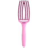 Olivia Garden Fingerbrush Boar &amp; Nylon Think Pink 2025