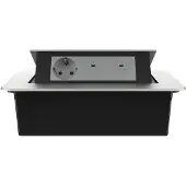 Livolo Stekkerdoos | Pop-Up | Zilver | 3 | Wandcontactdoos | USB-C | Inbouw