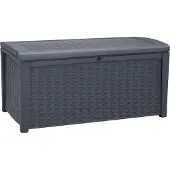 Keter Borneo Opbergbox - 416L - 129,5x70x62,5cm - Grafiet