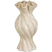 Mica Vaas Steph - Crème - 14 X 14 X 30 Cm