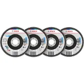 Bosch X451 Lamellenschuurschijfset | 125 x 22,23 mm | G40; 60; 80; 120 | T29 | 60 stuks - 2608626160