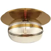 Quintiesse LED Plafondlamp Nottingham | 1X E27 Max 40W | Antique Brass