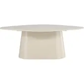 Ebuy24 Diamond eetkamertafel 110x210cm beige.