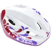 Dino Bikes Dino Kinderhelm wit/roze 52-56cm wit Kunststof Sporthelm