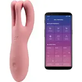 Satisfyer Threesome 4 - App-gestuurde clitorisvibrator (roze)