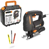 WORX Decoupeerzaag Wx463 - 550w Gesnoerd - Pendelfunctie - Met Led Verlichting