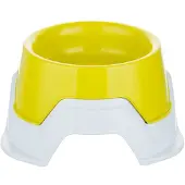 Bama pet voederbak stapelbaar 19x10-13 cm assorti