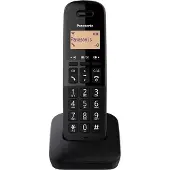 Panasonic KX-TGB610JT, Analoog/DECT-telefoon, Draadloze headset, 50 nummers, Identificatie van de beller, Zwart