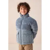 Sissy-Boy Blauwe corduroy jas | Maat: 98-104