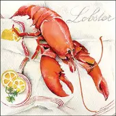 Ambiente papieren servetten Lobster Kreeft 20 pcs 33 x 33 cm