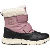 Geox Snowboots 'FLEXYPER' oudroze / zwart / wit