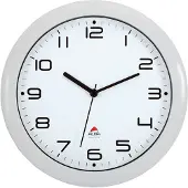 Alba wandklok HORNEW BC, Quarz-uurwerk, wit