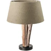 Home Sweet Home tafellamp Bindy houten takken & lampenkap Melrose - taupe