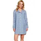 Doctor Nap Nachthemd Flanel Blue Jeans TM.7300 S / M
