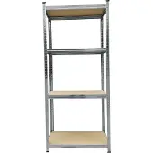 Home>it Work Stalen Stellingkast, 4 Planken, max 200 kg, 150x70x30cm