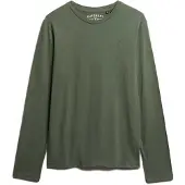 Superdry Shirt 'Essential' olijfgroen