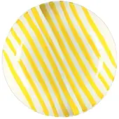 Val Pottery Foolish Yoghurt bowl D16.5cm H6.5cm gele streep