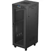 Lanberg FF01-6832-23BL, Vrijstaande serverkast, 32U, 1200 kg, Rackrails, 91 kg, Zwart