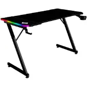 Mars Gaming MGDX120RGB, Rechthoekig, Direct model, Gemaakt van spaanplaat, Staal, Geschikt voor gaming, Koolstofvezel