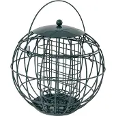 Wildbird Vetblokhouder London - Voersilo - 22x22x21 cm Groen