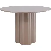 Ebuy24 Olivia eetkamertafel Ø110cm bruin.