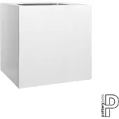 Pottery Pots Bloempot Essential Block XL Glossy White 60 x 60 x 60 cm